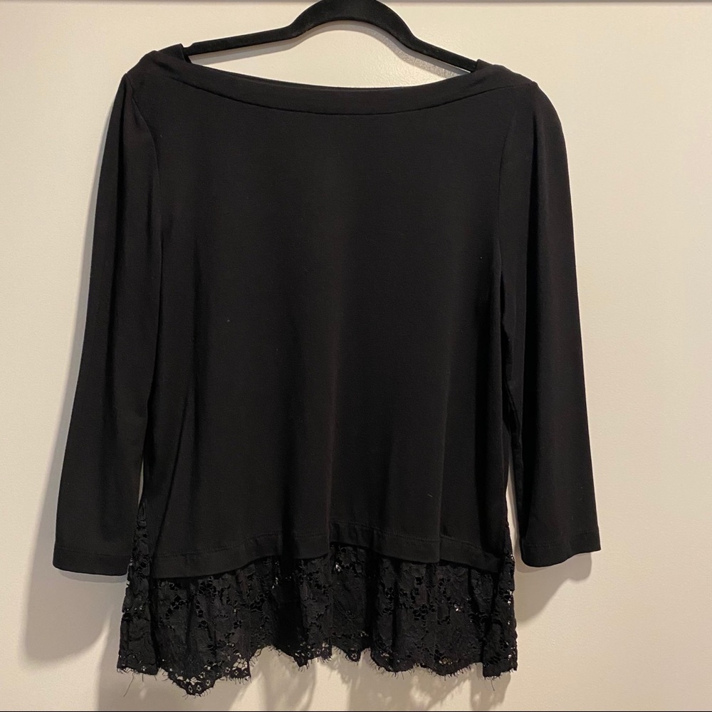Kate Spade lace trimmed top